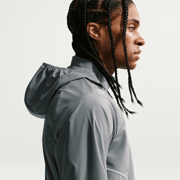 Nike Repel Miler UV Giacca - Smoke Grey/Reflective Silver