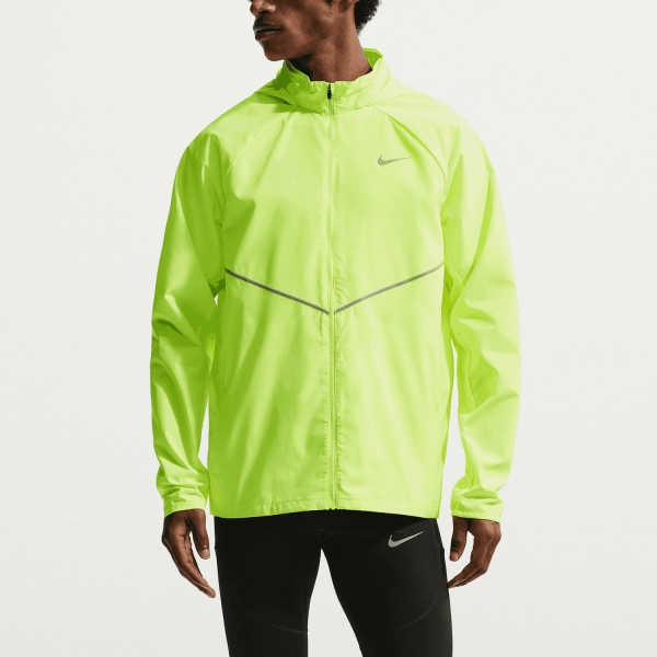 Men's Running Jacket Nike Repel Miler UV Jacket  Volt Ice/Barely Volt/Reflective Silver IF2369737
