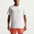 Nike Dri-FIT Swoosh Maglietta - White/Barely Volt