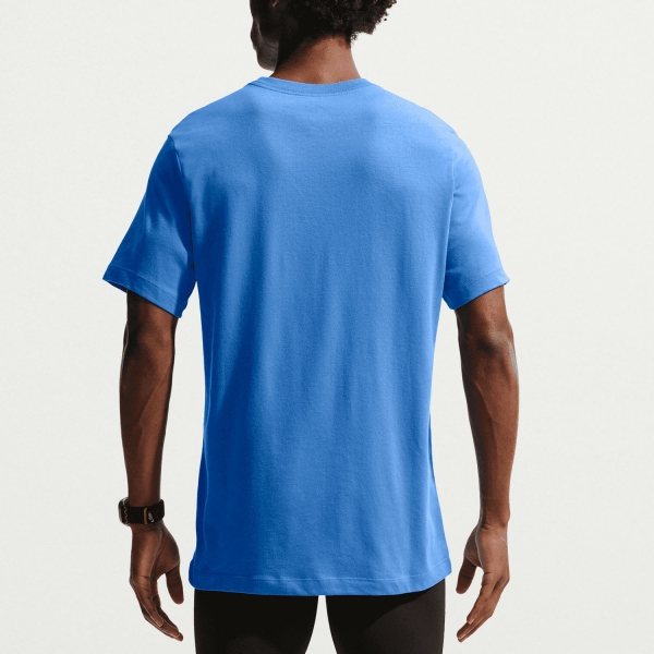 Nike Dri-FIT Swoosh Maglietta - Blue Crystal/Thunder Blue