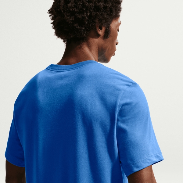 Nike Dri-FIT Swoosh Maglietta - Blue Crystal/Thunder Blue