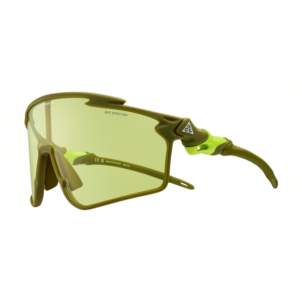 Gafas de Running Nike ACG Vista Vert E Gafas de Sol  Matte Olive Flak/Low Light Volt IQ9349X368