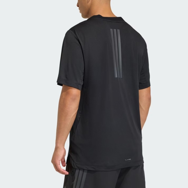 adidas D4T Power 3 Stripes T-Shirt - Black