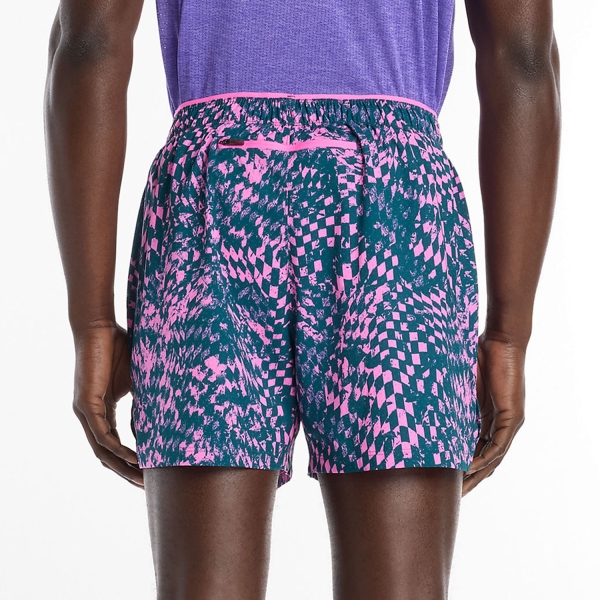 New Balance London Edition RC Printed 5in Pantaloncini - Pink Heat