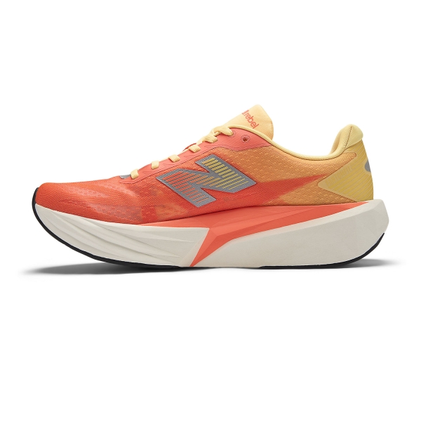 New Balance FuelCell Rebel v5 - Tangerine Heat/Silver Metallic