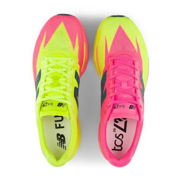 New Balance FuelCell SuperComp Elite v5 London - Alkaline Green/Pink Heat
