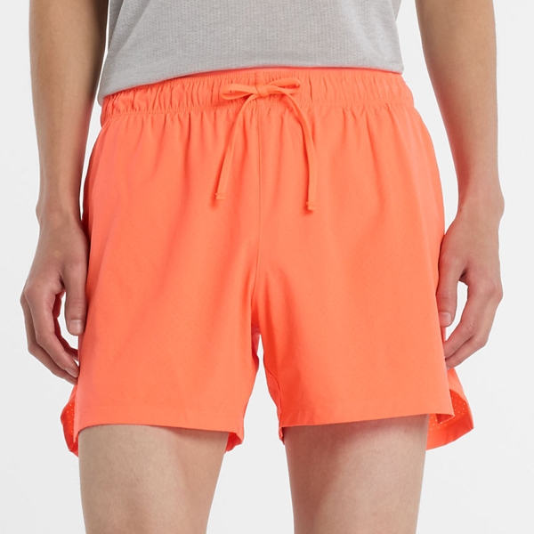 Pantalone cortos Running Hombre New Balance Run Specialist 5in Shorts  Tangerine Heat MS41286AAE