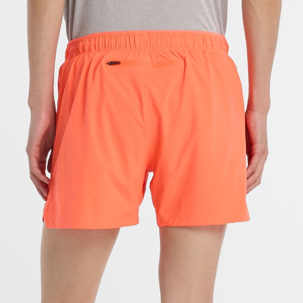 New Balance Run Specialist 5in Pantaloncini - Tangerine Heat