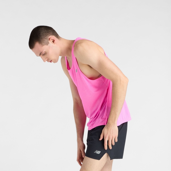 New Balance London Edition Athletics Top - Pink Heat