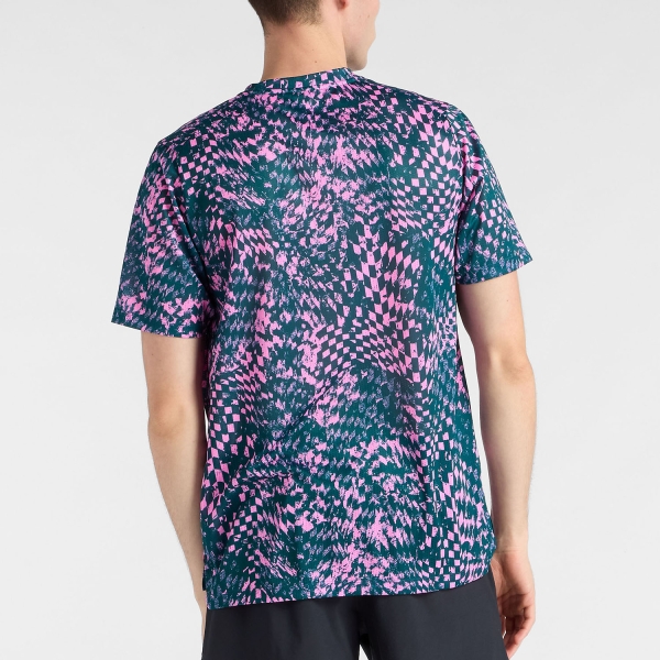 New Balance London Edition Athletics Printed Camiseta - Pink Heat