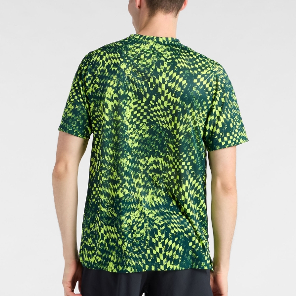 New Balance London Edition Athletics Printed T-Shirt - Alkaline Green