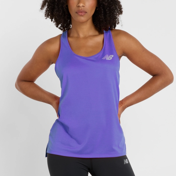 Top Running Mujer New Balance Knit Top  Electric Purple WT41220EPU