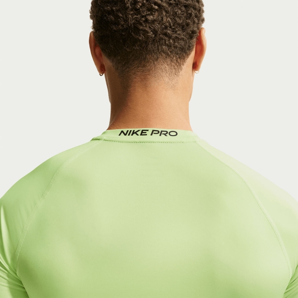 Nike Dri-FIT Logo Maglietta - Light Liquid Lime/Black