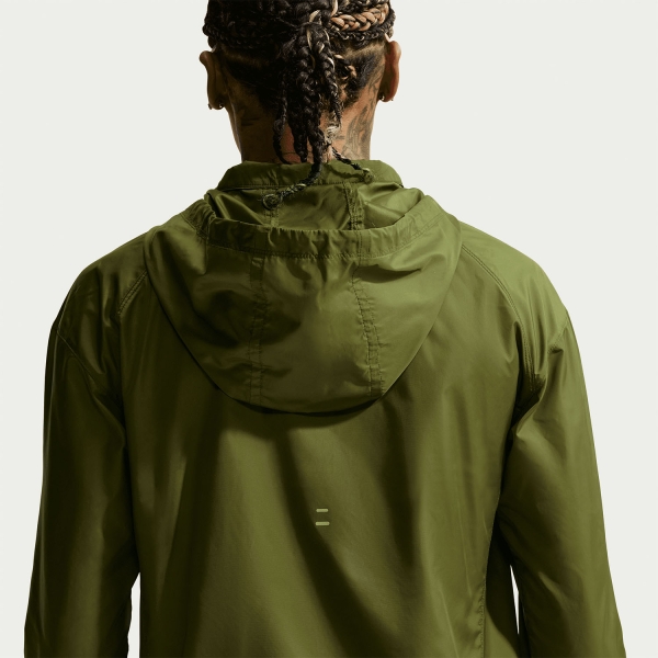 Nike Tempo Repel Jacket - Olive Flak/Reflective Silver
