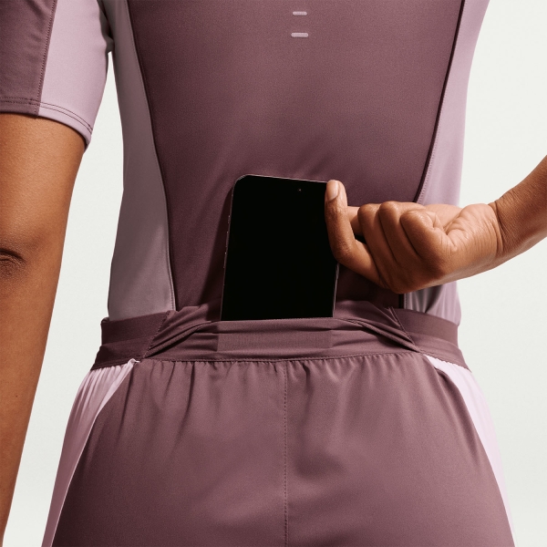 Nike Tempo Swoosh 7/8 Pantalones - Tattoo/Pink Foam/Reflective Silver