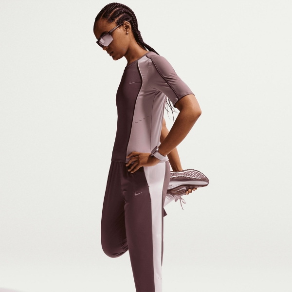 Nike Tempo Swoosh 7/8 Pantalones - Tattoo/Pink Foam/Reflective Silver