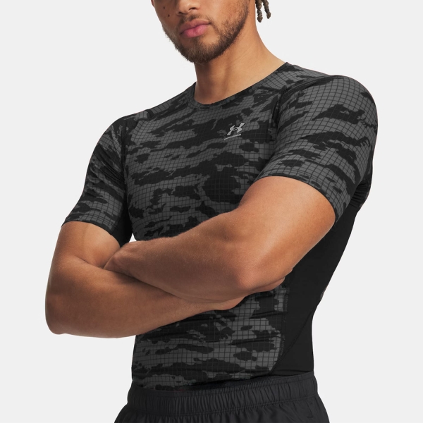 Camisetas Training Hombre Under Armour HeatGear Printed Camiseta  Black 60096570001