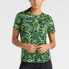 New Balance London Edition Athletics Printed T-Shirt - Alkaline Green