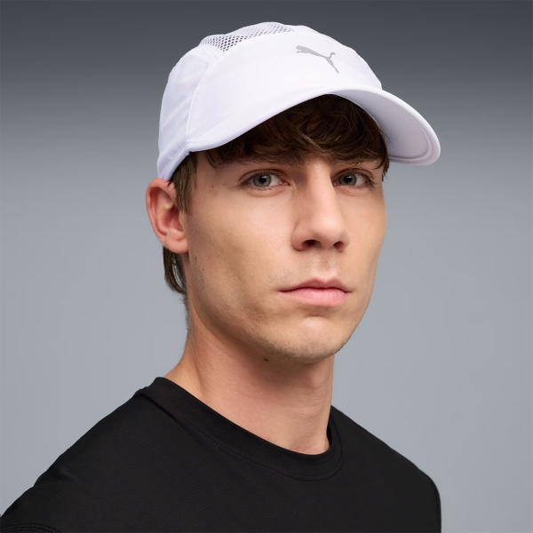 Puma Mesh Panel Gorra - White