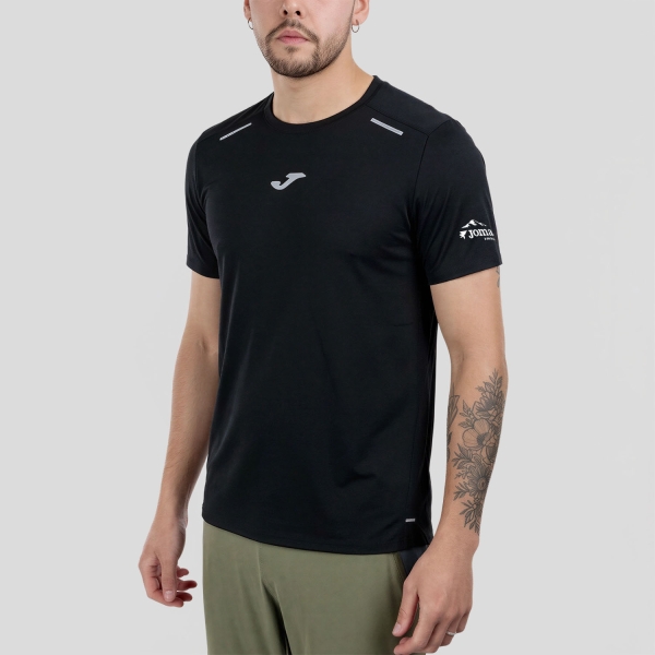 Magliette Manica Corta Trail Running Uomo Joma Helium Maglietta  Black 104646.100