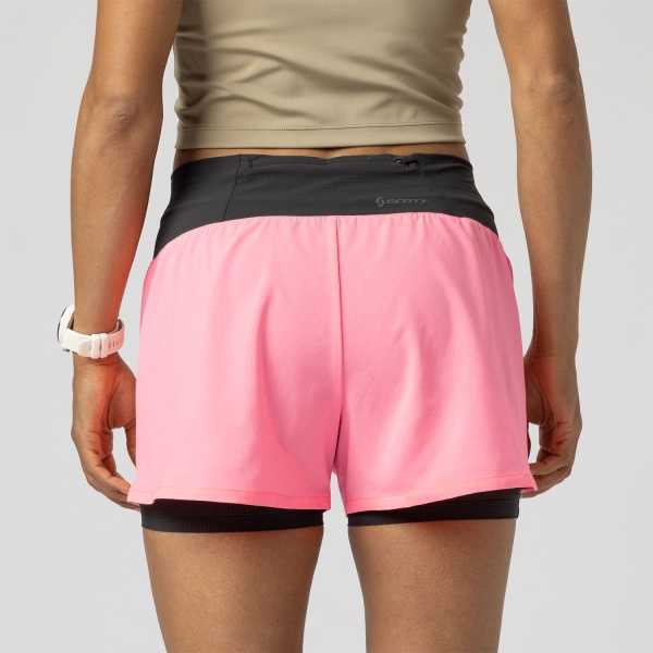 SCOTT Hybrid Endurance 3.5in Shorts - Digital Pink/Black