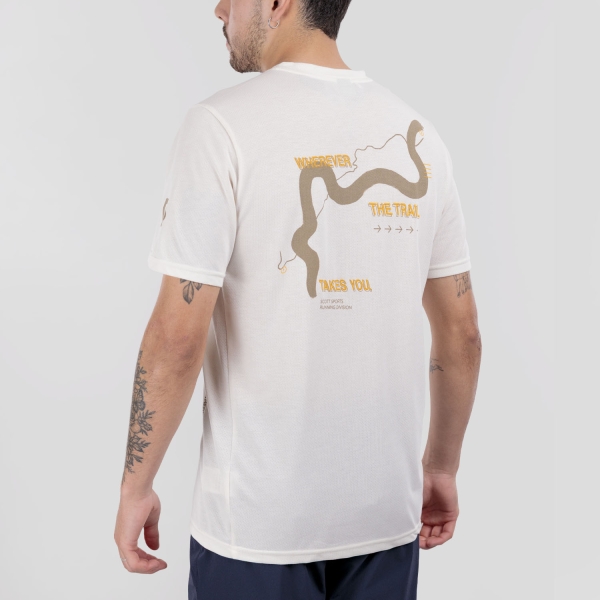 SCOTT Endurance DRI T-Shirt - Cotton White/Toast Beige