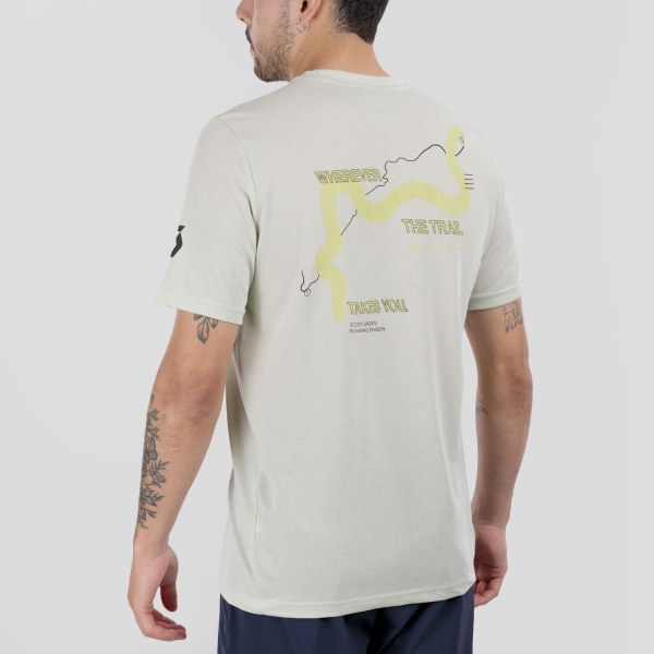 SCOTT Endurance DRI T-Shirt - Spray Grey/Acid Yellow