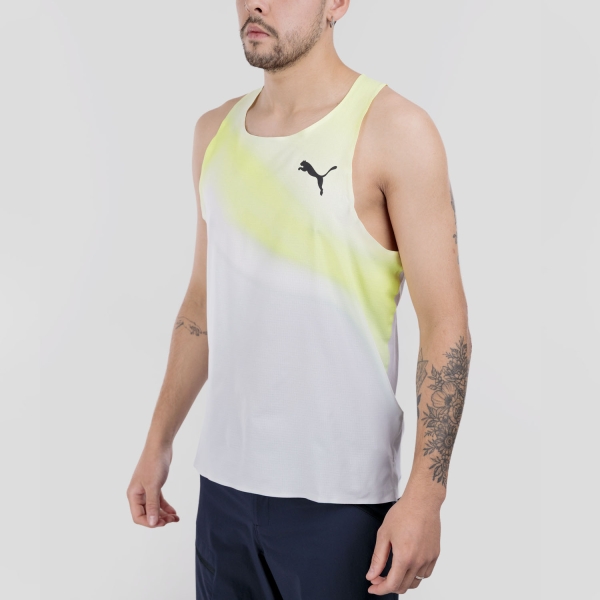 Canotta Running Uomo Puma Lightspeed ULTRAWEAVE Graphic Canotta  Silver Mist 52856442