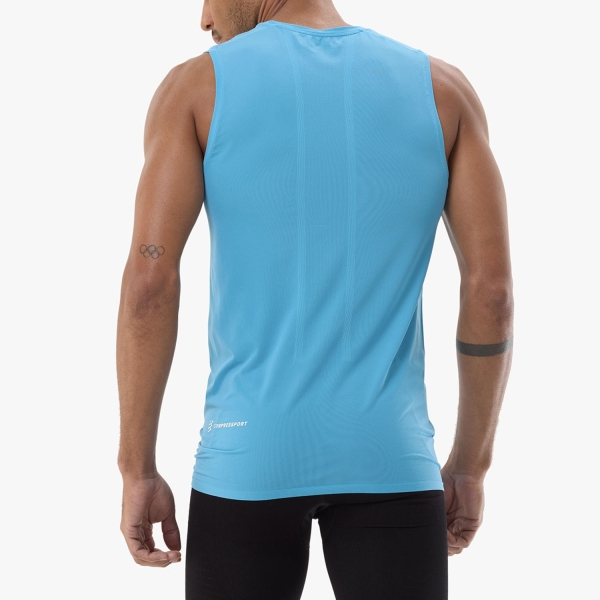 Compressport Logo Top - Norse Blue