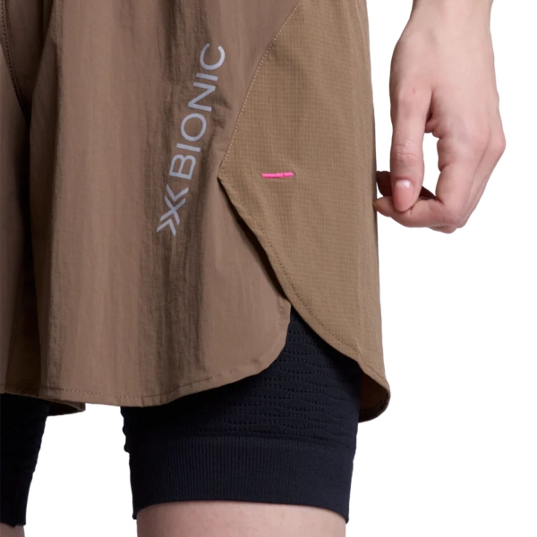 X-Bionic Corefusion Run Perform 5in Shorts - Dark Sand