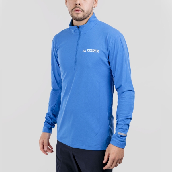 Camisetas Manga Larga Trail Running Hombre adidas Terrex Xperior Camisa  Ray Blue JW3703