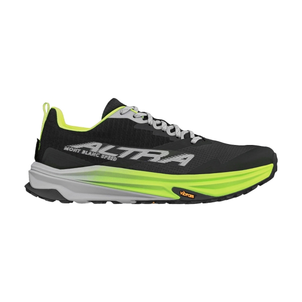 Zapatillas Trail Running Mujer Altra Mont Blanc Speed  Black/Lime AL0A85S0031