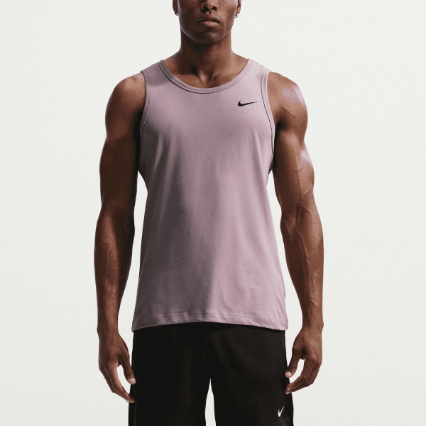 Canotta Training Uomo Nike Solid DriFIT Canotta  Light Violet Ore/Black AR6069226