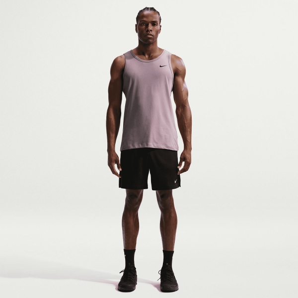 Nike Solid Dri-FIT Canotta - Light Violet Ore/Black