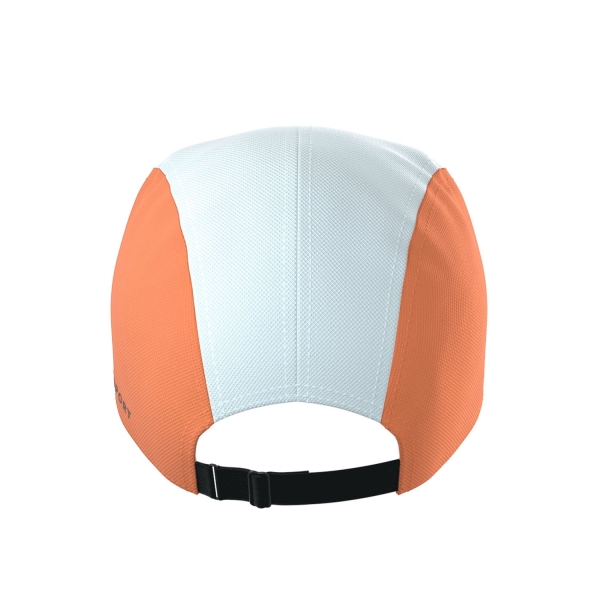 Compressport 5 Panel Cap - Star White/Tigerlily