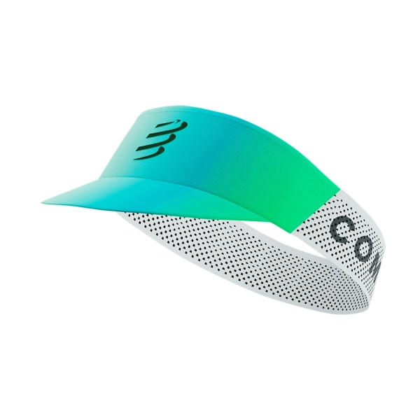 Hats & Visors Compressport Pro Racing Graphic Visor  Star White/Blue/Green XHWU1325100
