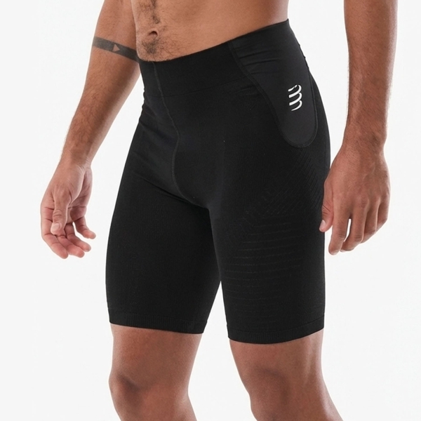 Pantalone cortos Running Hombre Compressport Run Under Control 8in Shorts  Black ATIM5219000