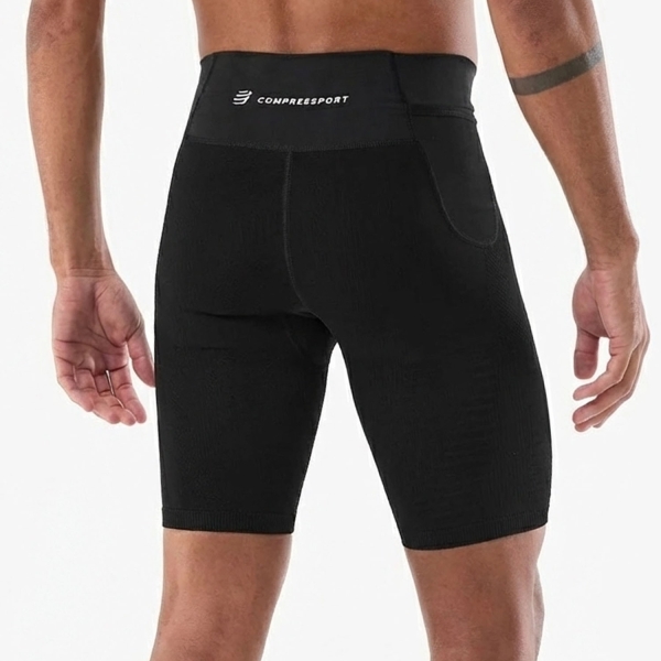 Compressport Run Under Control 8in Shorts - Black