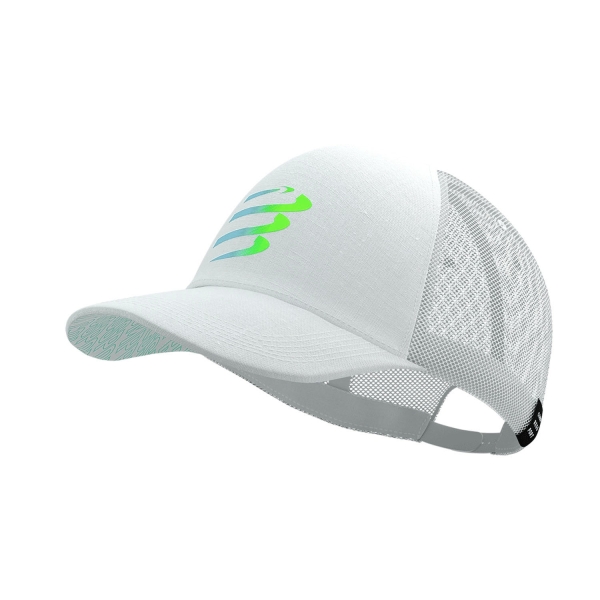 Hats & Visors Compressport Trucker Logo Cap  Star White/Blue/Green XHWU4190103