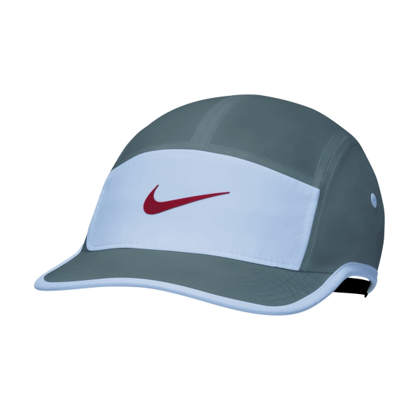 Nike Dri-FIT Fly Cappello - Mineral Slate/Hydrogen Blue/Anthracite/Team Crimson