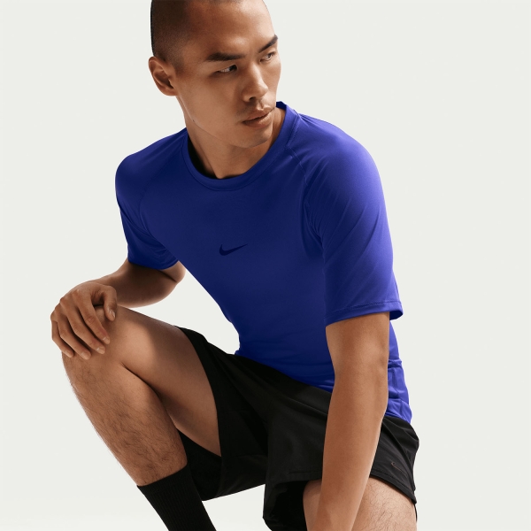 Nike Dri-FIT Logo Maglietta - Persian Violet/Black