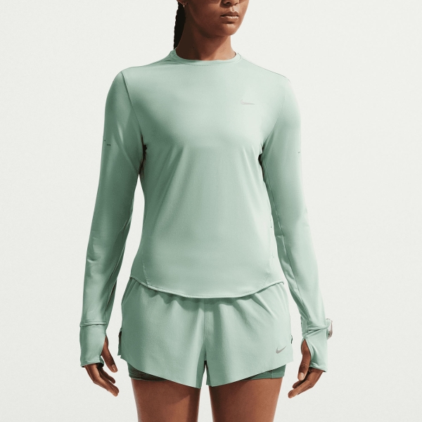 Camisa Running Mujer Nike DriFIT Swift Camisa  Steam/Reflective Silver HQ0503006