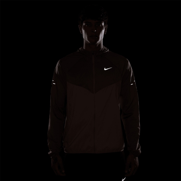 Nike Dri-FIT UV Stride Chaqueta - Particle Rose/Silt Red/Reflective Silver