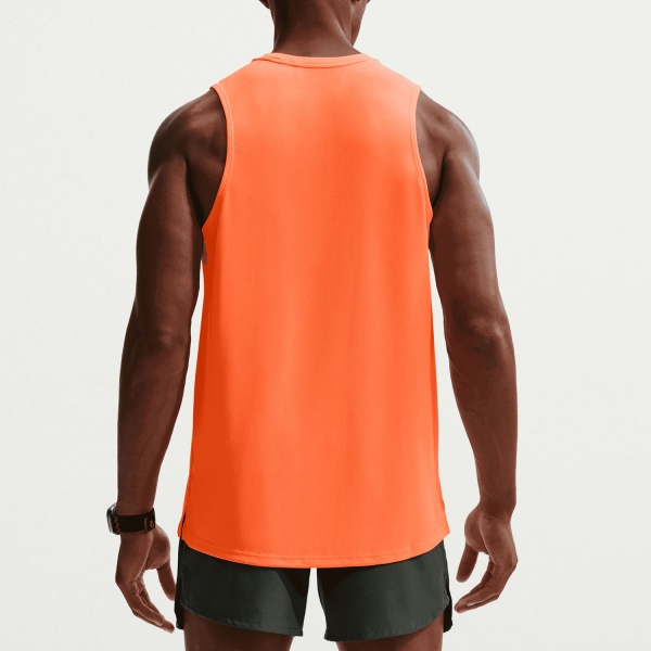 Nike Dri-FIT Miler Canotta - Total Orange/Reflective Silver