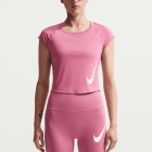 Nike Tempo Swoosh Dri-FIT Maglietta - Peony/Photon Dust/Reflective Silver/White