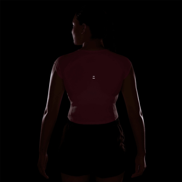 Nike Tempo Swoosh Dri-FIT Maglietta - Peony/Photon Dust/Reflective Silver/White