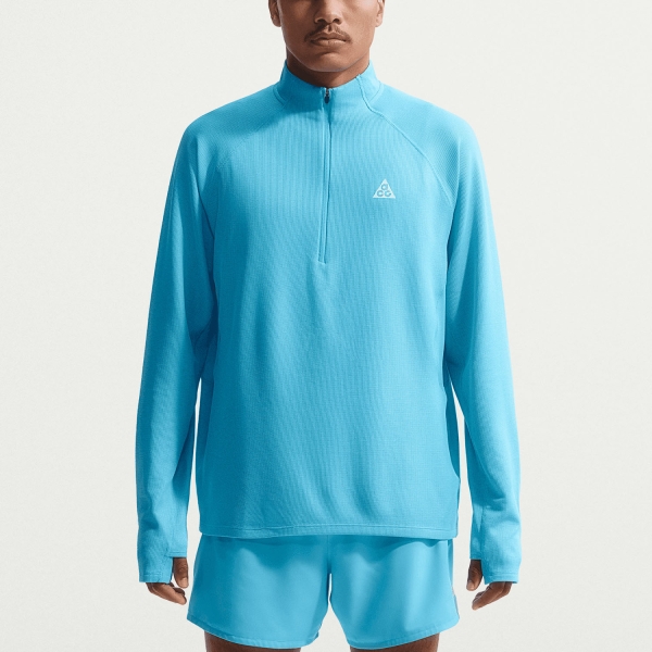 Maglie Manica Lunga Trail Running Uomo Nike ACG DriFIT Maglia  Baltic Blue/Summit White IO9669416