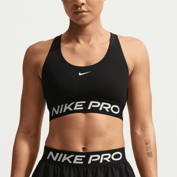 Sujetador Deportivo Mujer Nike Pro 365 Sujetador Deportivo  Black/White IQ1035010