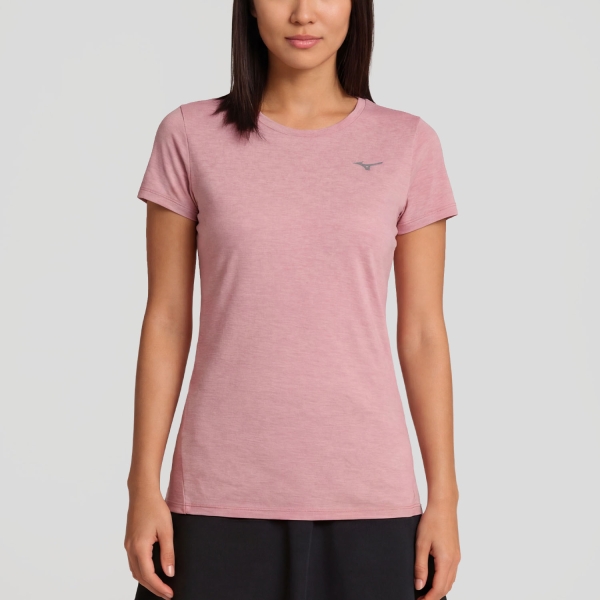 Maglietta Running Donna Mizuno Impulse Core Maglietta  Rose Elegance J2GAC22165