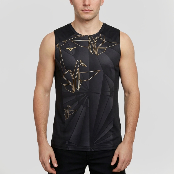 Canotta Running Uomo Mizuno Active DryAeroFlow Printed Canotta  Taniori J2GAD05099